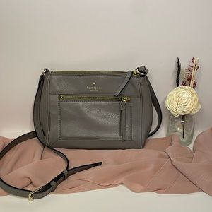 Kate Spade Crossbody in Gray Leather